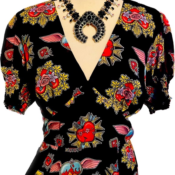 Hell Bunny Dresses & Skirts - Sacred Heart Summer Dress - Hell Bunny
